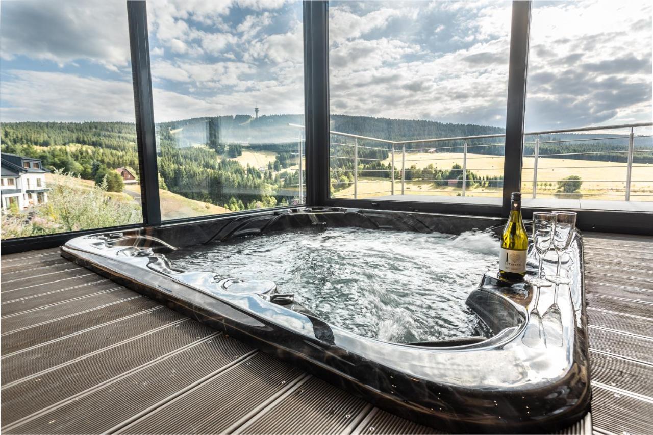 Wellness Villa Klinovec Views Loučná pod Klínovcem Eksteriør billede